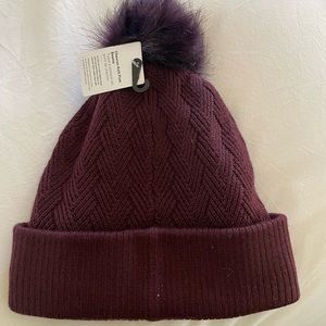 Lululemon Chevron Knit Pom Beanie